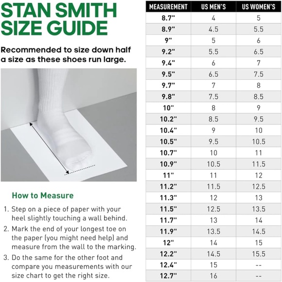 Stan Smith Adidas Sneaker - 6.5 - Picture 10 of 10